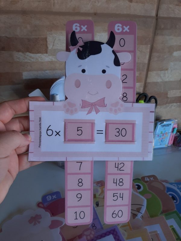 Tabuada lúdica de multiplicação - Imagem 4