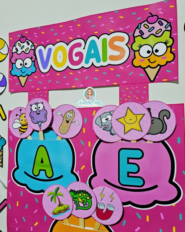 Vogais de parede doce aventura - Imagem 4