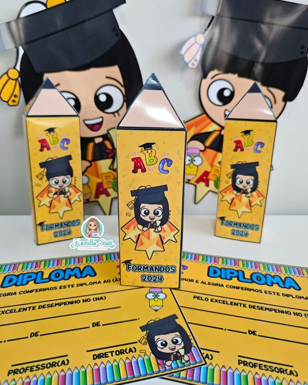 Capelo, lembrancinha e diploma - Imagem 5