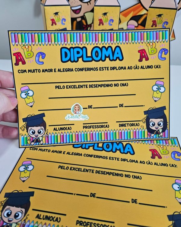 Capelo, lembrancinha e diploma - Imagem 7