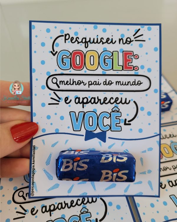 Cartãozinho dia dos pais