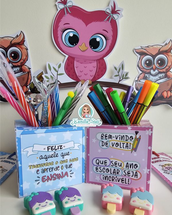 Kit coruja volta às aula para professores - Imagem 4
