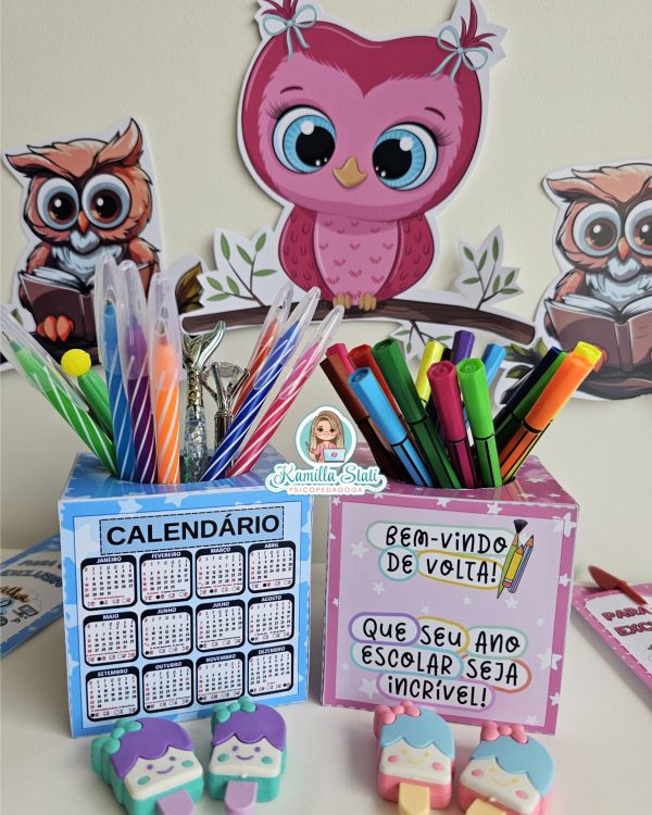 Kit coruja volta às aula para professores - Imagem 5
