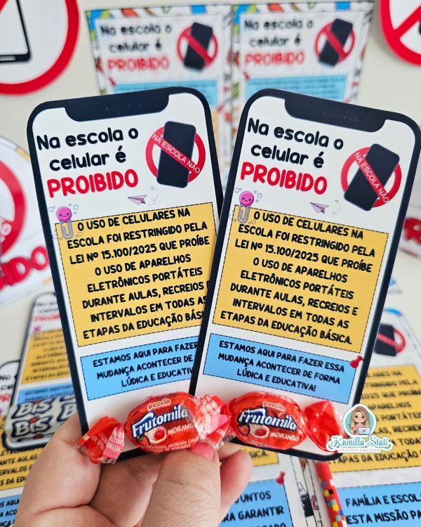 Kit na escola o celular é proibido - Imagem 2