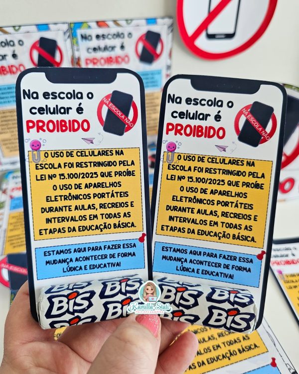Kit na escola o celular é proibido - Imagem 4