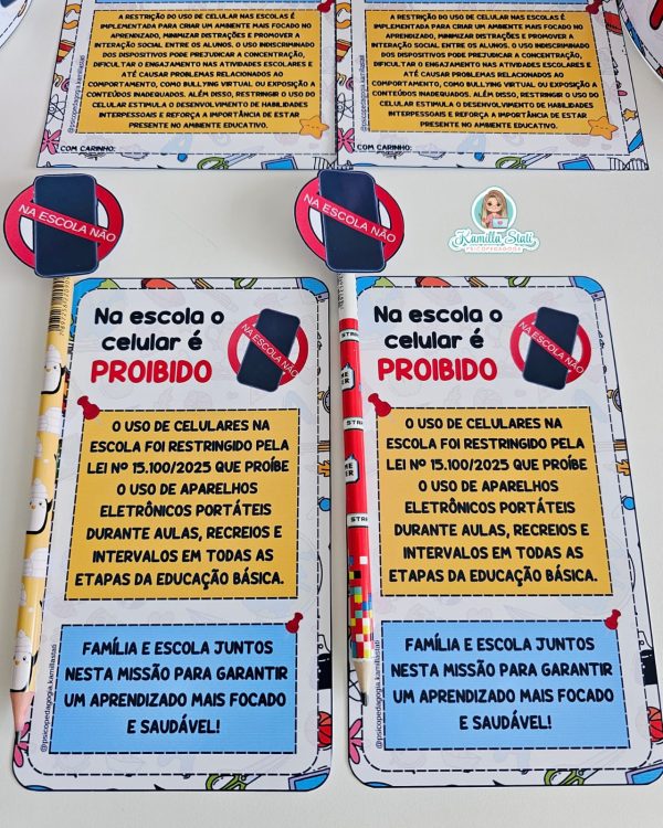 Kit na escola o celular é proibido - Imagem 6