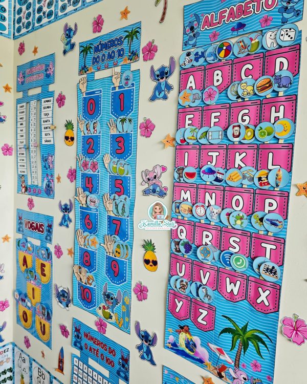 Combo Kit sala de aula Stitch - Imagem 2