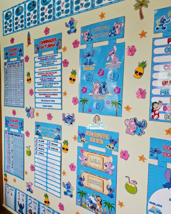 Combo Kit sala de aula Stitch - Imagem 3