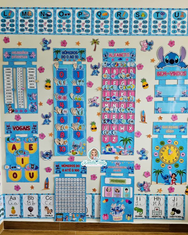 Combo Kit sala de aula Stitch - Imagem 5