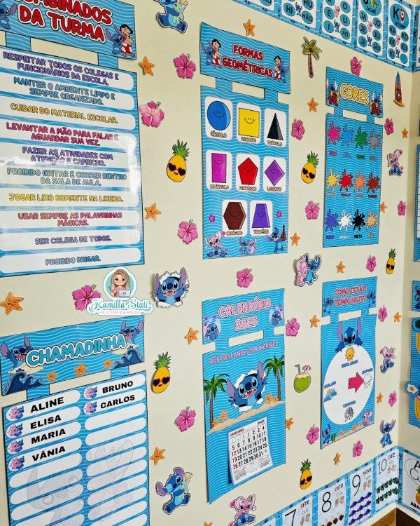 Combo Kit sala de aula Stitch - Imagem 7