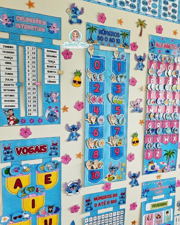 Combo Kit sala de aula Stitch - Imagem 6