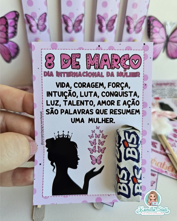 Lembrancinhas dia da mulher borboletas - Imagem 3