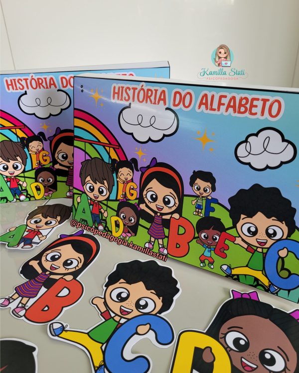 Livro 3D história do alfabeto - Imagem 2
