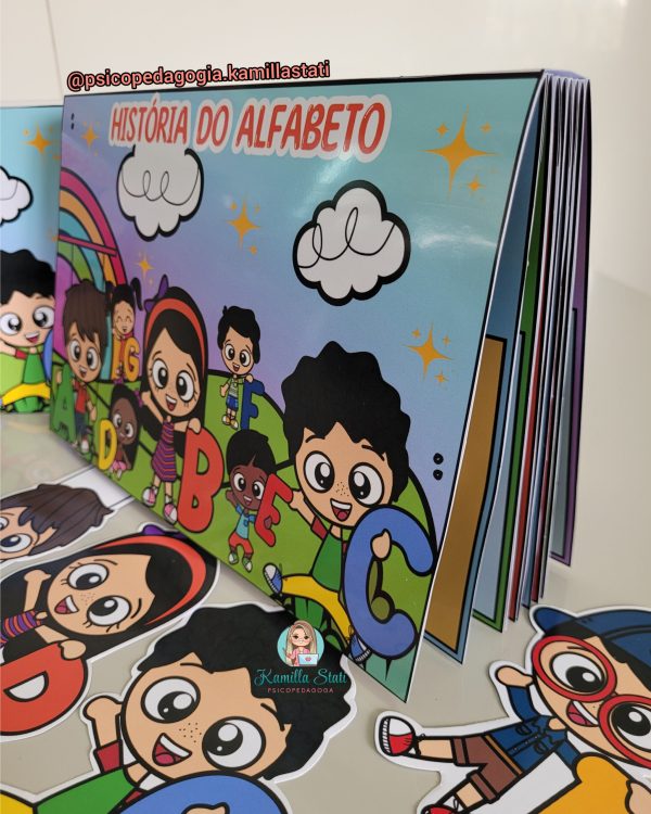 Livro 3D história do alfabeto - Imagem 4