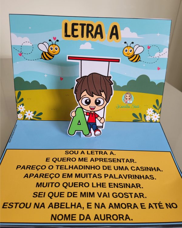 Livro 3D história do alfabeto - Imagem 5