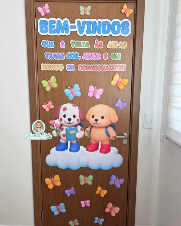Decoração de porta volta às aulas Bobbie Goods