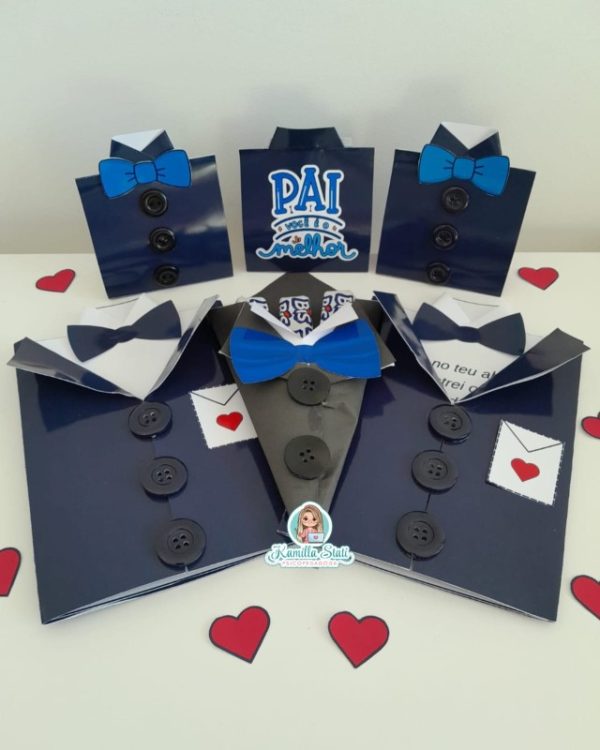 Kit dia dos pais camisa social