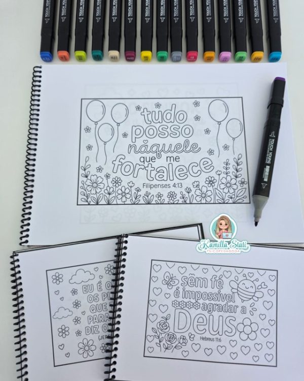 Livro para colorir: Pintando promessas - Imagem 6