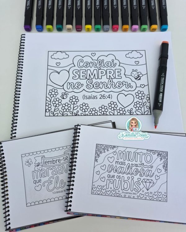 Livro para colorir: Pintando promessas - Imagem 8