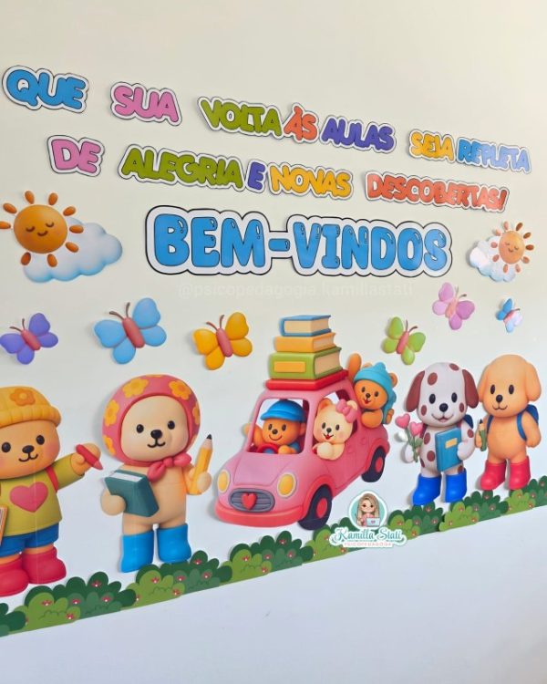 Painel volta às aulas Bobbie Goods
