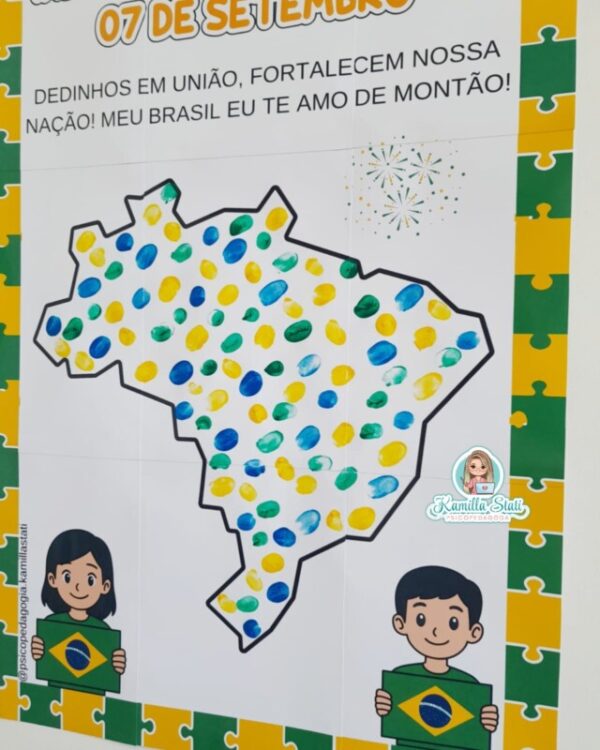 Mural dos dedinhos: Independência do Brasil - Imagem 4
