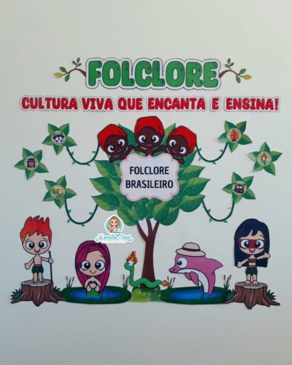 Painel Folclore árvore - Imagem 7