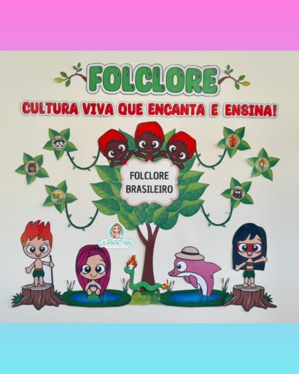 Painel Folclore árvore