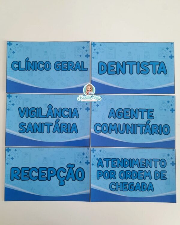 Plaquinhas de identificação para portas: área da saúde - Imagem 4