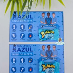 Cartão Novembro Azul - Sinais de Alerta