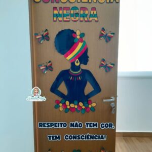 Decoração de Porta  Consciência Negra