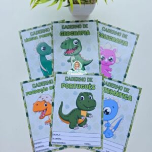 Capas para cadernos:  Dinossauro