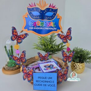 Cesta de recadinhos: Carnaval com alegria e proteção