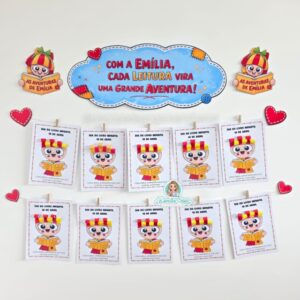 Atividade interativa dia do livro Emília