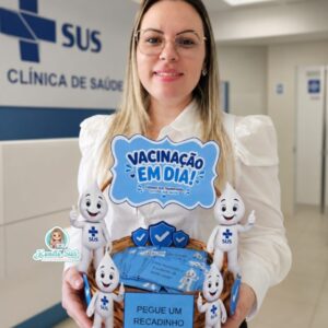 Cesta de recadinhos: Vacinação em dia