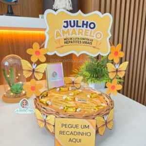 Cesta de recadinhos: Julho Amarelo