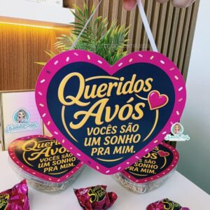 Lembrancinha Dia dos avós para chocolate Sonho de Valsa