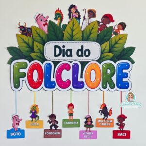 Painel Dia do Folclore – lendas e encantos