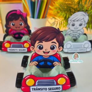 Carrinho interativo dia do trânsito
