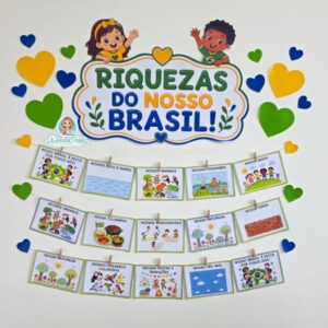 Mural interativo Riquezas do nosso Brasil