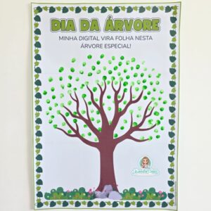 Mural dos dedinhos dia da árvore 2